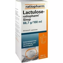 LACTULOSE-ratiopharm siroop, 1000 ml