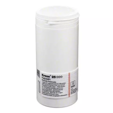 KREON 25.000 harde doppen met enteric-coated pellets, 200 stuks