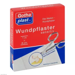 GOTHAPLAST Wondgips gevoelig 8 cmx1 m gesneden, 1 pc