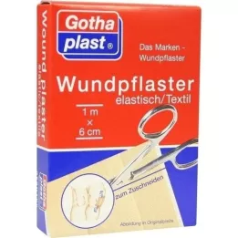 GOTHAPLAST Wondpleister.elastisch.6 cmx1 m gesneden, 1 st