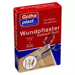 GOTHAPLAST Wondpleister.elastisch.6 cmx1 m gesneden, 1 st