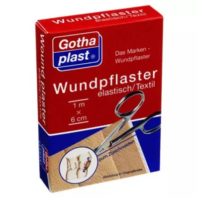GOTHAPLAST Wondpleister.elastisch.6 cmx1 m gesneden, 1 st GOTHAPLAST Wondpleister.elastisch.6 cmx1 m gesneden, 1 st