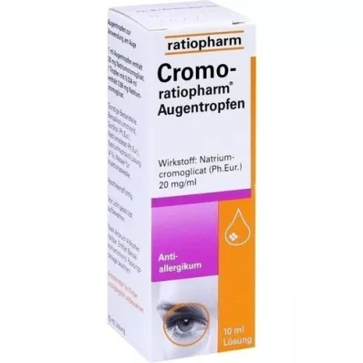 CROMO-RATIOPHARM Oogdruppels, 10 ml