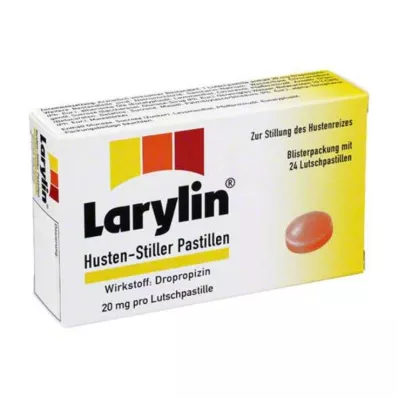 LARYLIN Hoestonderdrukkende zuigtabletten, 24 stuks LARYLIN Hoestonderdrukkende zuigtabletten, 24 stuks