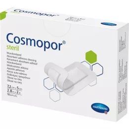 COSMOPOR steriel wondverband 5x7,2 cm, 10 stuks