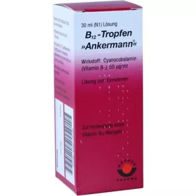 B12 ANKERMANN druppels, 30 ml