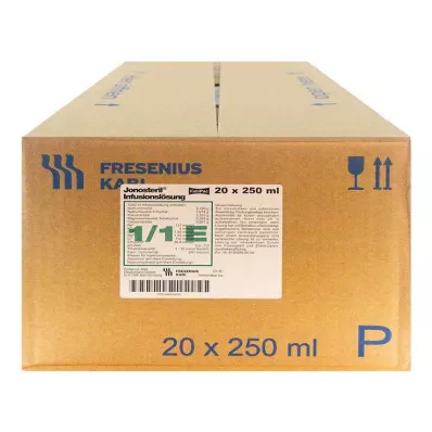 JONOSTERIL Plastic infuusoplossing, 20X250 ml JONOSTERIL Plastic infuusoplossing, 20X250 ml