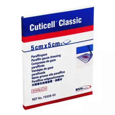 CUTICELL Klassiek wondgaas 5x5 cm, 5 stuks CUTICELL Klassiek wondgaas 5x5 cm, 5 stuks