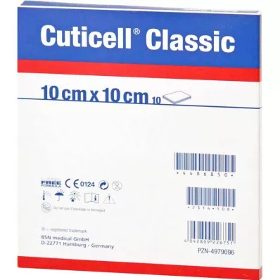 CUTICELL Klassiek wondgaas 10x10 cm, 100 stuks CUTICELL Klassiek wondgaas 10x10 cm, 100 stuks