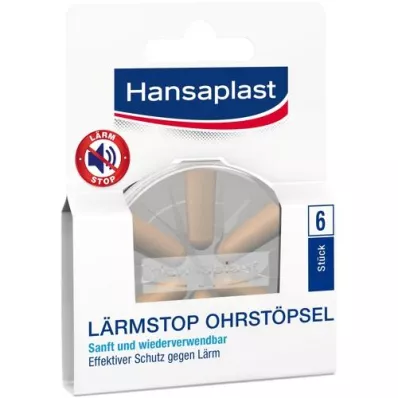 HANSAPLAST Noise Stop Oordopjes, 6 stuks