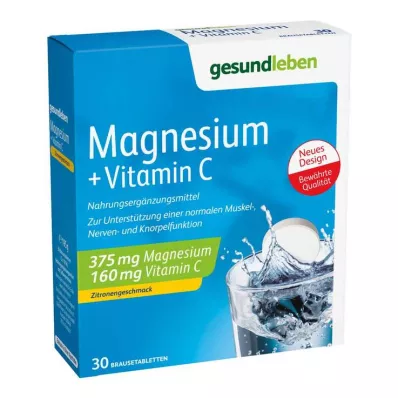 GESUND LEBEN Magnesium+Vitamine C bruistabletten, 3X10 stuks GESUND LEBEN Magnesium+Vitamine C bruistabletten, 3X10 stuks