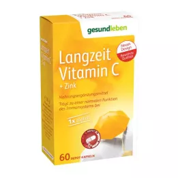 GESUND LEBEN Langdurige vitamine C+zink-capsules, 60 stuks