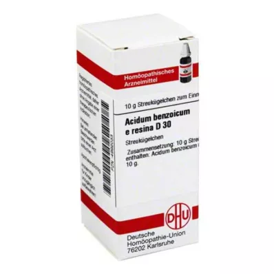 ACIDUM BENZOICUM E Resina D 30 bolletjes, 10 g ACIDUM BENZOICUM E Resina D 30 bolletjes, 10 g