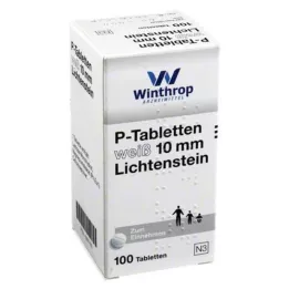 P TABLETTEN wit 10 mm, 100 st