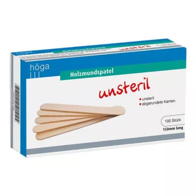 HOLZMUNDSPATEL 150 mm lang, 100 stuks HOLZMUNDSPATEL 150 mm lang, 100 stuks