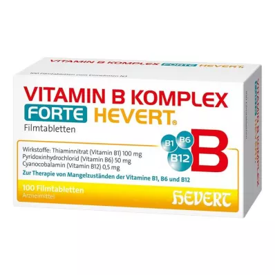 VITAMIN B KOMPLEX forte Hevert tabletten, 100 stuks