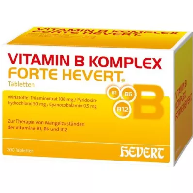 VITAMIN B KOMPLEX forte Hevert tabletten, 200 stuks
