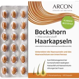 BOCKSHORN+Micronutriënt haarcapsules Tisane plus, 180 stuks