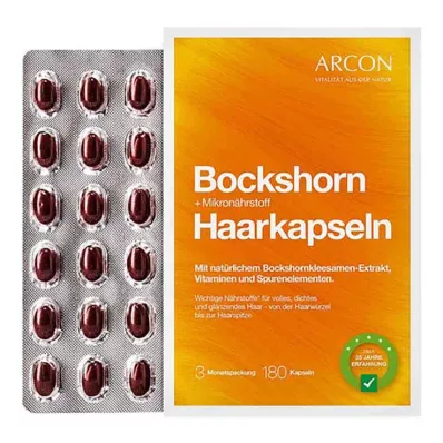 BOCKSHORN+Micronutriënt haarcapsules Tisane plus, 180 stuks