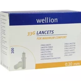 WELLION Lancetten 33 G, 200 stuks