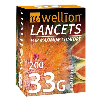 WELLION Lancetten 33 G, 200 stuks