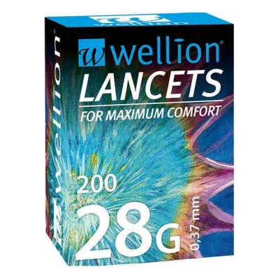 WELLION Lancetten 28 G, 200 stuks WELLION Lancetten 28 G, 200 stuks
