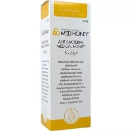 MEDIHONEY Antibacteriële medicinale honing, 5X20 g