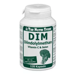 DIM Diindolylmethaan 250 mg vegetarische capsules, 120 st