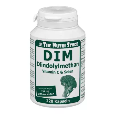 DIM Diindolylmethaan 250 mg vegetarische capsules, 120 st