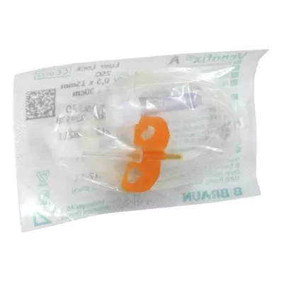 VENOFIX A Venapunctieprik 25 G 0,5 mm oranje, 1 st VENOFIX A Venapunctieprik 25 G 0,5 mm oranje, 1 st