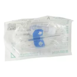 VENOFIX A Venapunctieprik 23 G 0,65 mm blauw, 1 st
