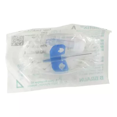 VENOFIX A Venapunctieprik 23 G 0,65 mm blauw, 1 st