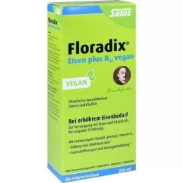 FLORADIX IJzer plus B12 veganistische tonic, 250 ml