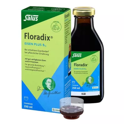 FLORADIX IJzer plus B12 veganistische tonic, 250 ml FLORADIX IJzer plus B12 veganistische tonic, 250 ml