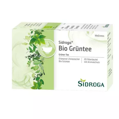 SIDROGA Wellness Groene Thee Filterzakje, 20X1.7 g SIDROGA Wellness Groene Thee Filterzakje, 20X1.7 g