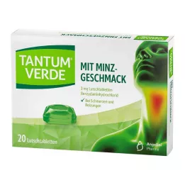 TANTUM VERDE 3 mg zuigtabletten met muntsmaak, 20 stuks