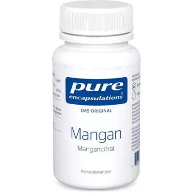 PURE ENCAPSULATIONS Mangaan Mangaancitraat Capsules, 60 Capsules