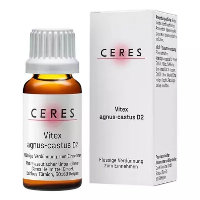 CERES Vitex Agnus castus D 2 Verdunning, 20 ml