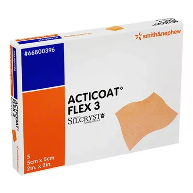 ACTICOAT Flex 3 5x5 cm verband, 5 stuks ACTICOAT Flex 3 5x5 cm verband, 5 stuks