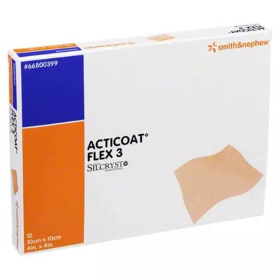 ACTICOAT Flex 3 10x10 cm verband, 12 stuks ACTICOAT Flex 3 10x10 cm verband, 12 stuks