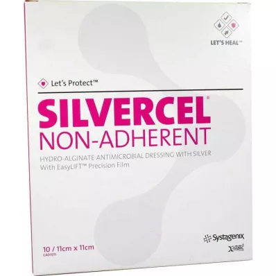 SILVERCEL niet-verklevende kompressen 11x11 cm, 10 stuks