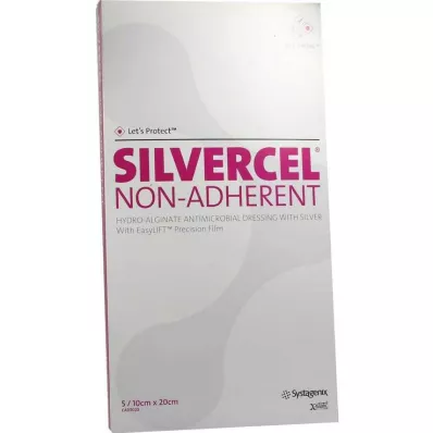 SILVERCEL Niet-verklevende kompressen 10x20 cm, 5 stuks