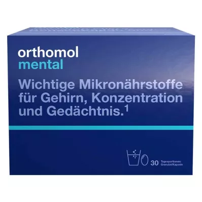ORTHOMOL mentaal granulaat/capsules 30 dagen combip., 30 st ORTHOMOL mentaal granulaat/capsules 30 dagen combip., 30 st