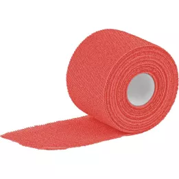 PEHA-HAFT Color Fixatieverband 6 cmx20 m rood, 1 st