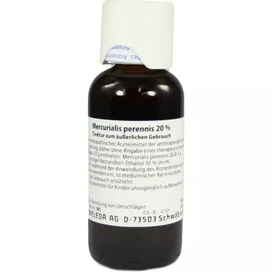 MERCURIALIS PERENNIS 20% tinctuur, 100 ml