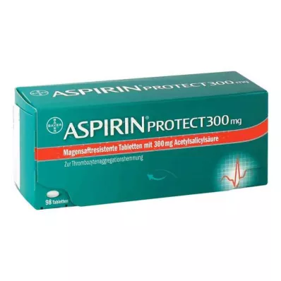 ASPIRIN Protect 300 mg enterische tabletten, 98 stuks ASPIRIN Protect 300 mg enterische tabletten, 98 stuks
