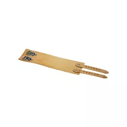 HANDGELENKRIEMEN 15 lederen 2 gespen gevouwen, 1 pc