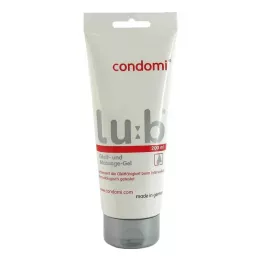 CONDOMI Lub glijmiddel en massage gel, 200 ml