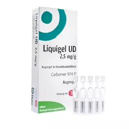 LIQUIGEL UD 2,5mg/g oftalmologische gel in verpakking voor eenmalig gebruik, 30X0,5 g
