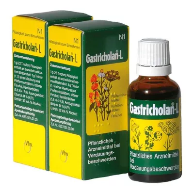 GASTRICHOLAN-L Vloeistof voor oraal gebruik, 2X50 ml